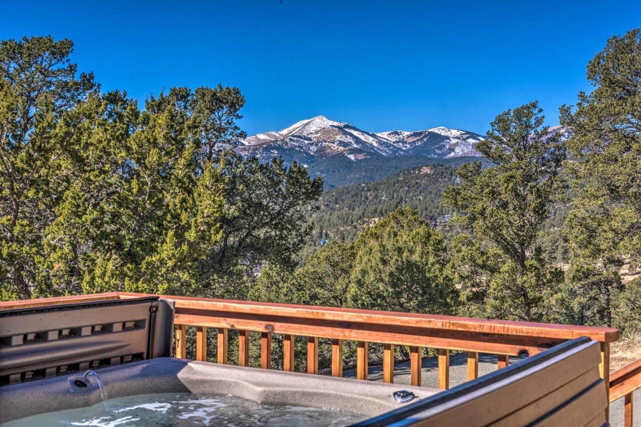 Mountains Majesty Cabin With Hot Tub And Mtn Views! Vila Ruidoso Exterior foto