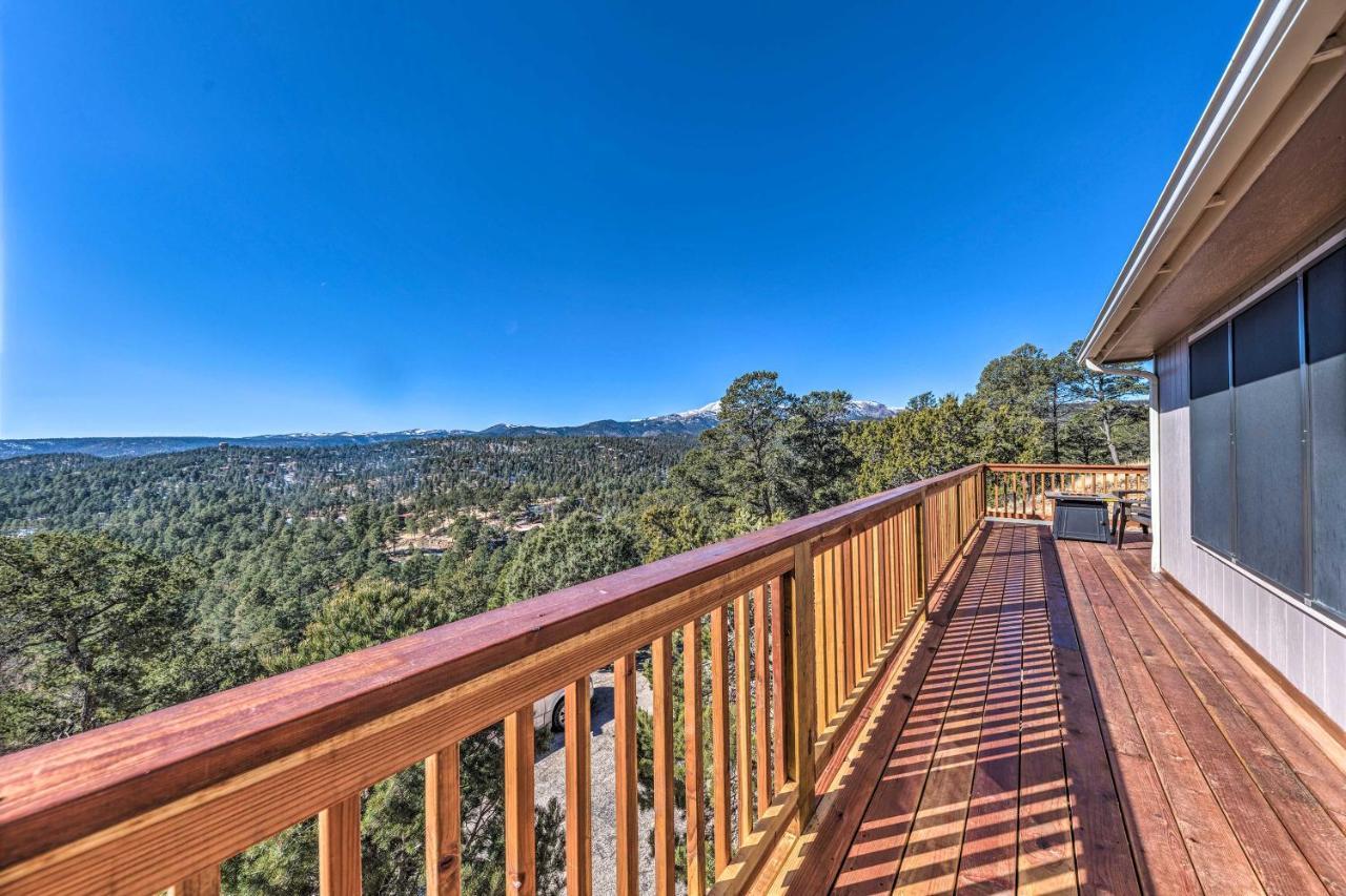 Mountains Majesty Cabin With Hot Tub And Mtn Views! Vila Ruidoso Exterior foto