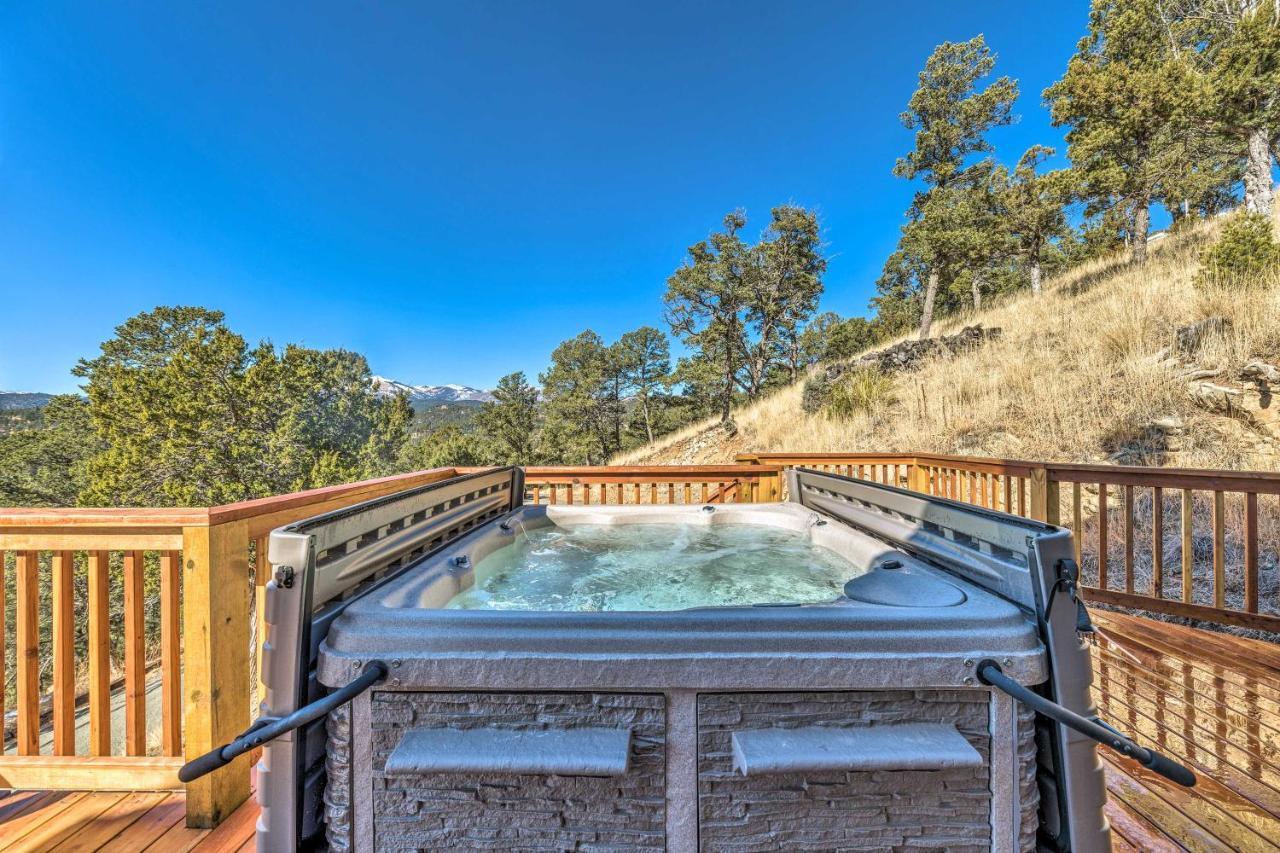 Mountains Majesty Cabin With Hot Tub And Mtn Views! Vila Ruidoso Exterior foto