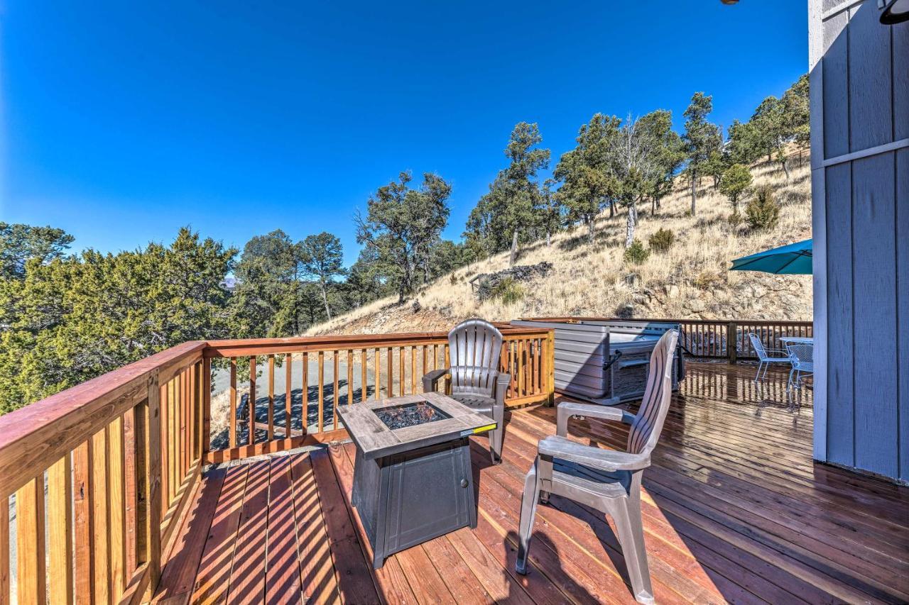 Mountains Majesty Cabin With Hot Tub And Mtn Views! Vila Ruidoso Exterior foto