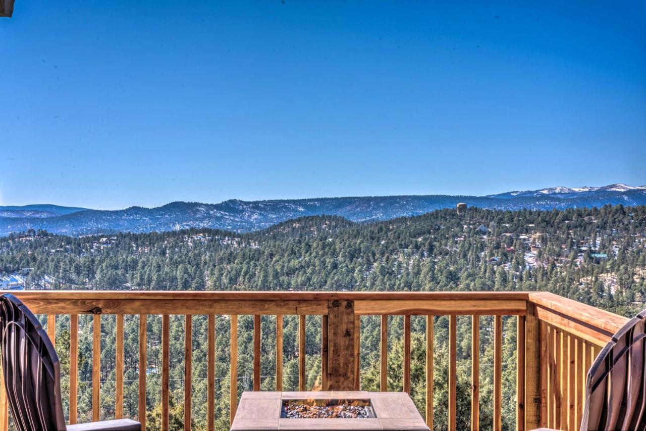 Mountains Majesty Cabin With Hot Tub And Mtn Views! Vila Ruidoso Exterior foto