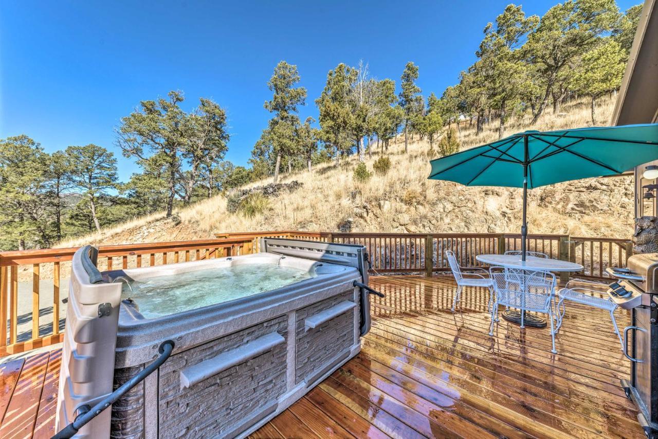 Mountains Majesty Cabin With Hot Tub And Mtn Views! Vila Ruidoso Exterior foto